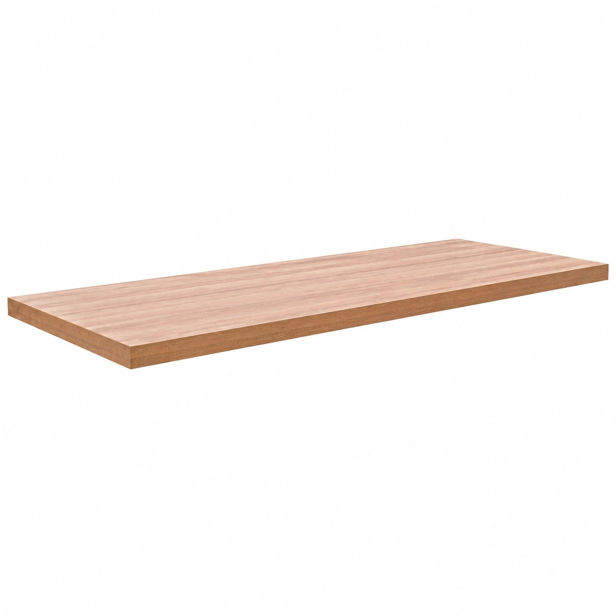 Tavolo da Pranzo in Legno Naturale con Rivestimento Laminato WPC 3D, 220x100x5cm
