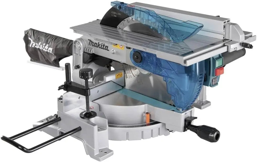 Sierra eléctrica Makita LH1201FL - Sierra ingletadora 1650 W con mesa de 305 mm, sierra circular 3800 Rpm, gris