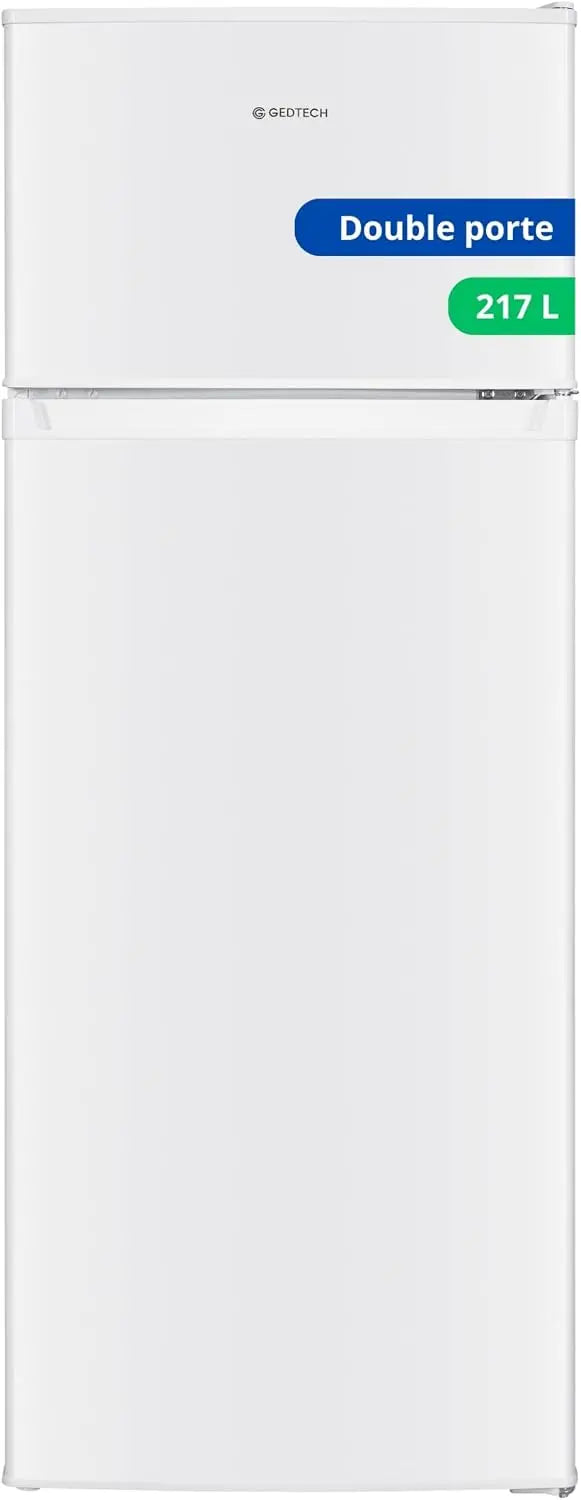 Frigorífico GEDTECH Getech GEDTECH GE127DP, doble portaobjetos, 217L-frío estátic-A+, blanco