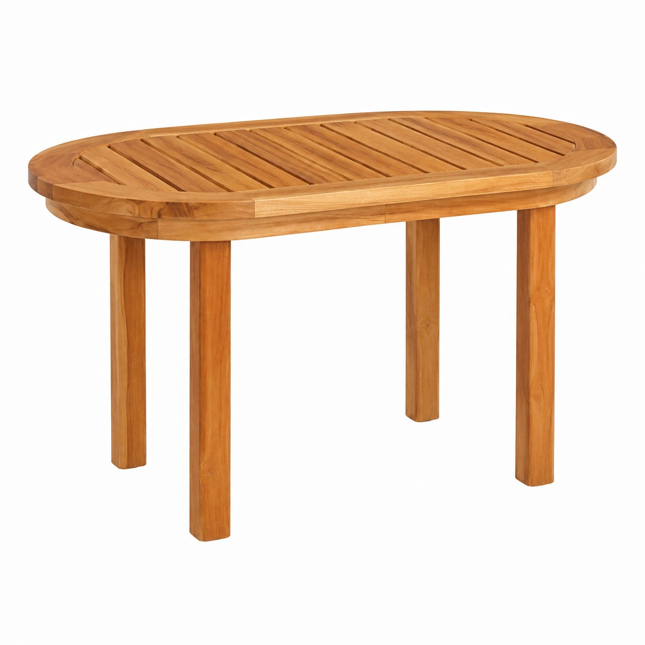 Tavolino da Giardino in Legno Massello 90x50x45 cm