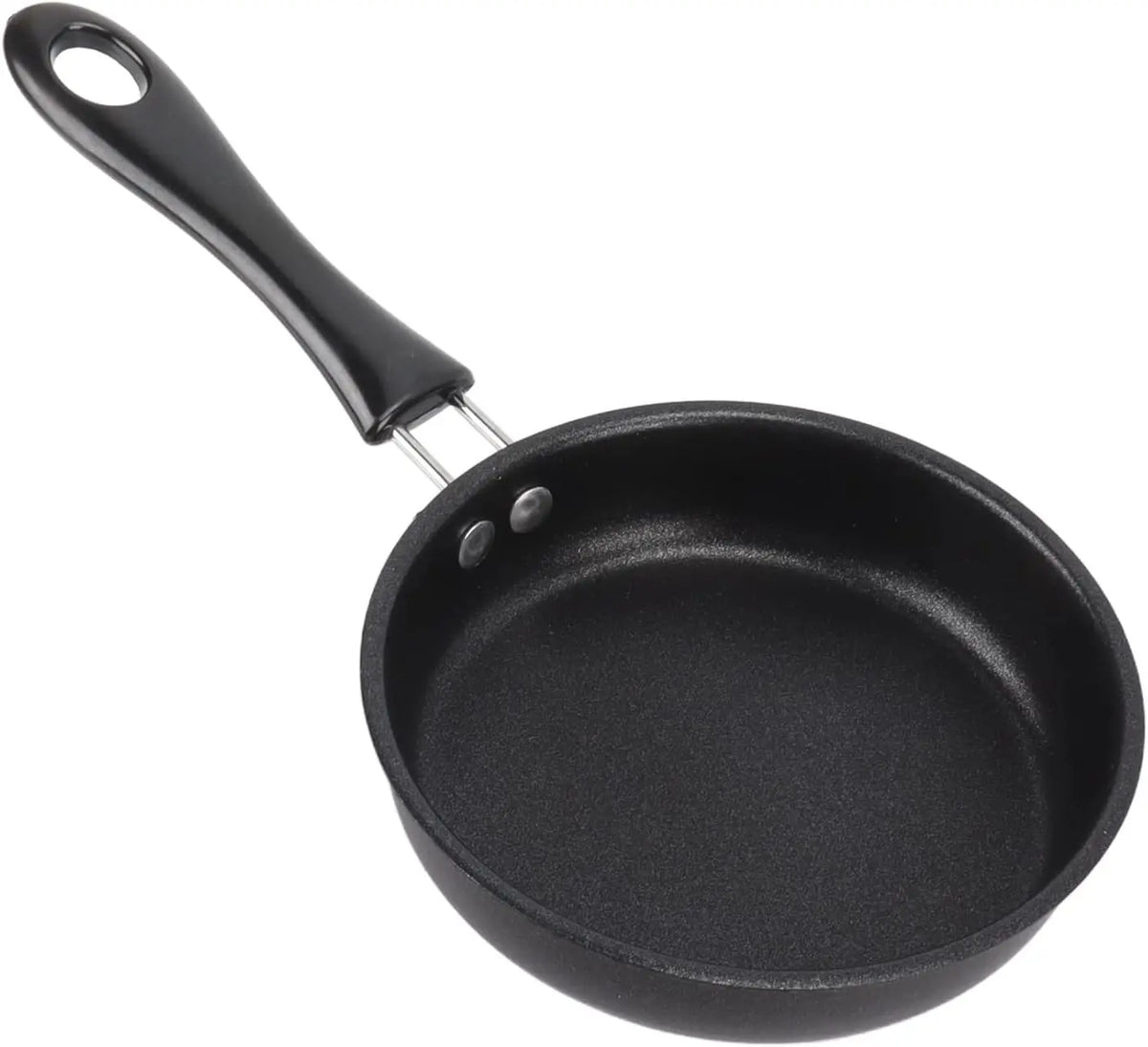 Horno Tomotato Sartén para Tortilla, Sartén Antiadherente de Acero Inoxidable, para Estufa de Gas, Estufa de Inducción, negro
