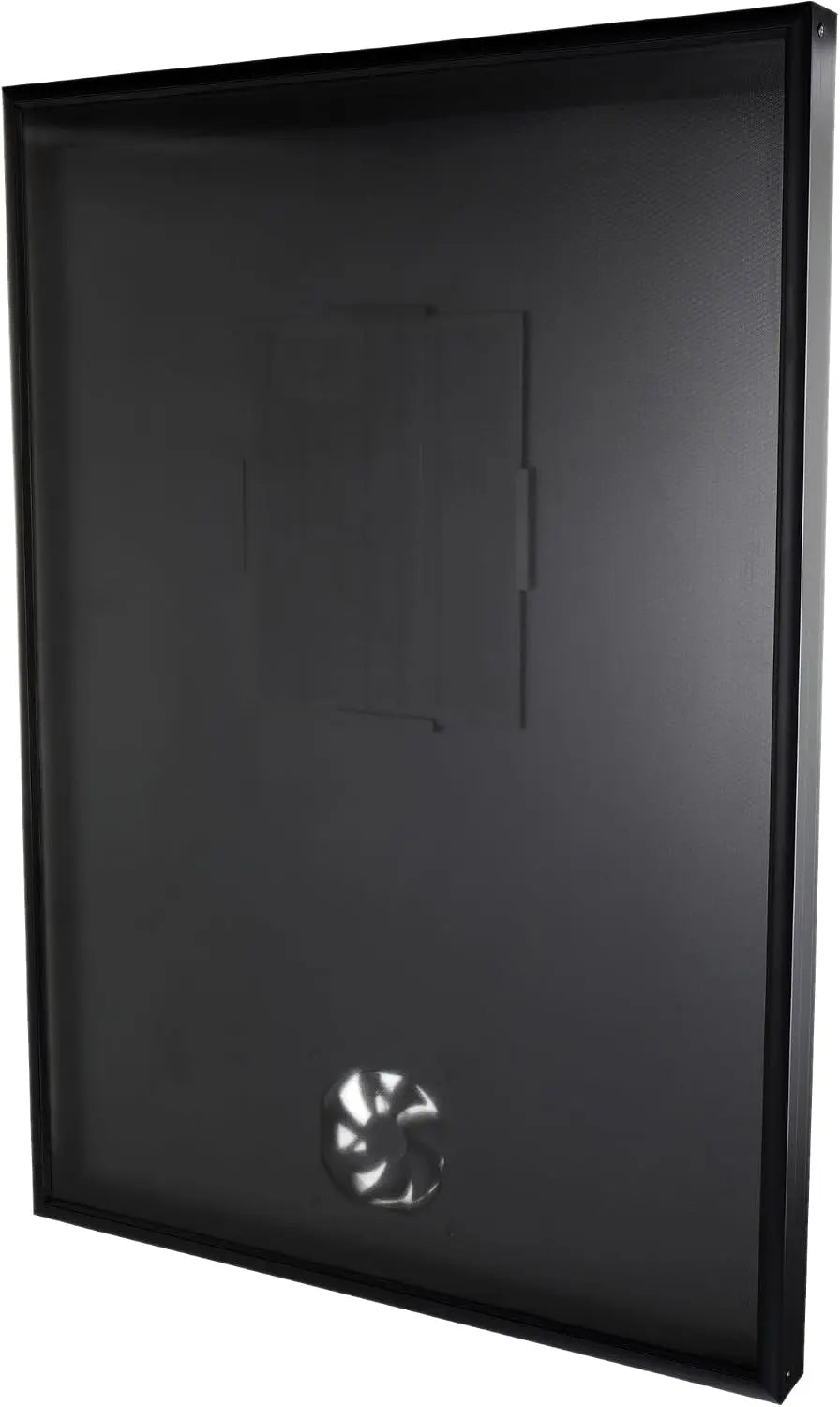 Nakoair OS20 Calentador Solar de Aire con Sensor Solar 525 kWh 30 m², negro