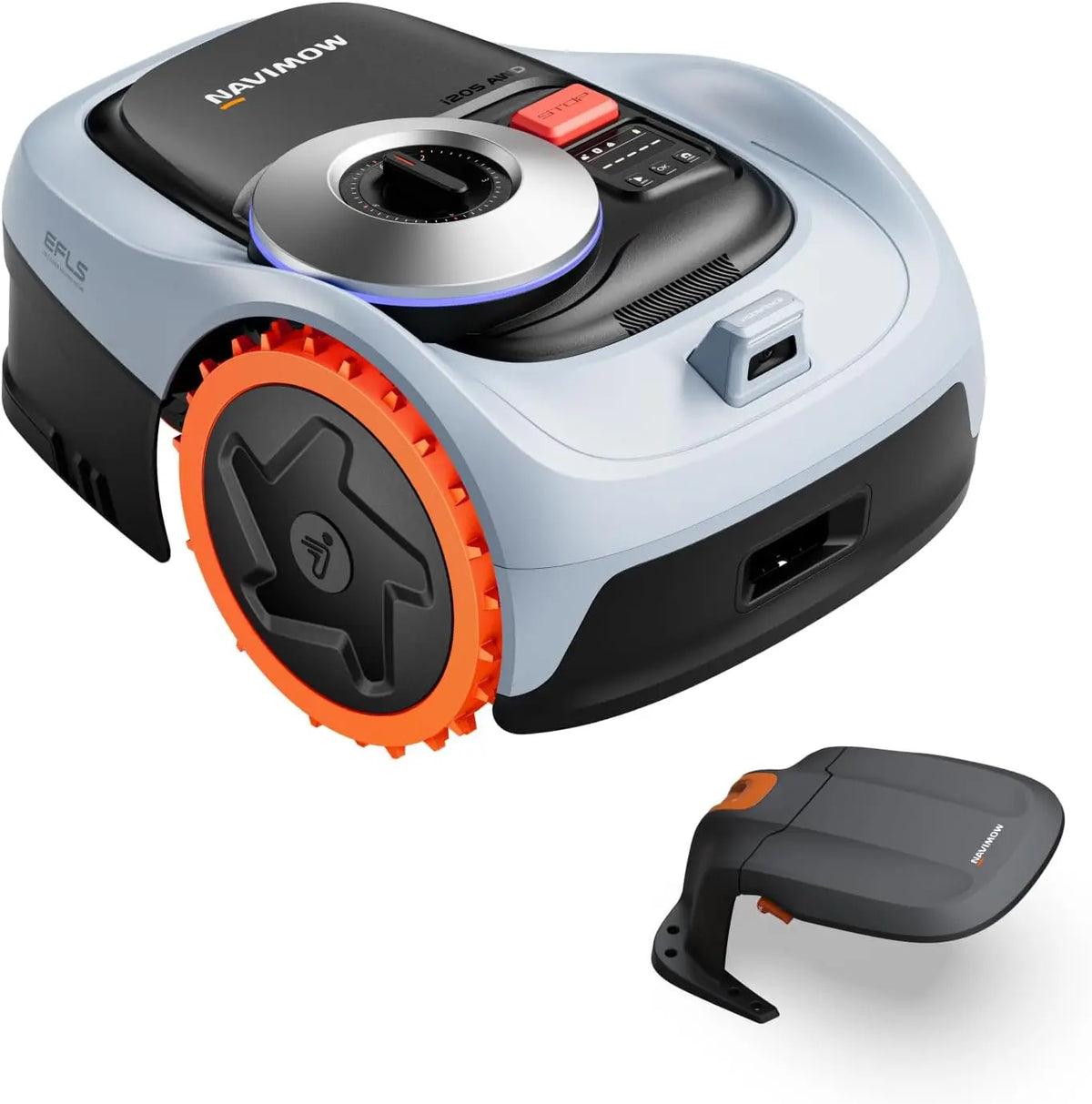 Cortacésped NAVIMOW Segway Navimow i205 AWD con Garage S Kit, Robot Cortacésped sin Cable Perimetral, Tracción Integral para Pendientes del 45%
