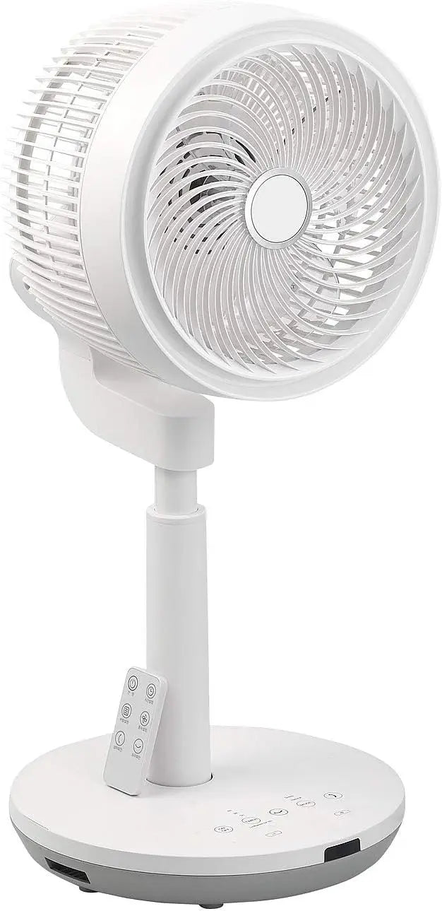 Ventilador Sichler Haushaltsgeräte ventiladores pie: 3D, de habitación y circulador de aire, ajustable en altura, Ø 22 cm (ventilador pie, gris