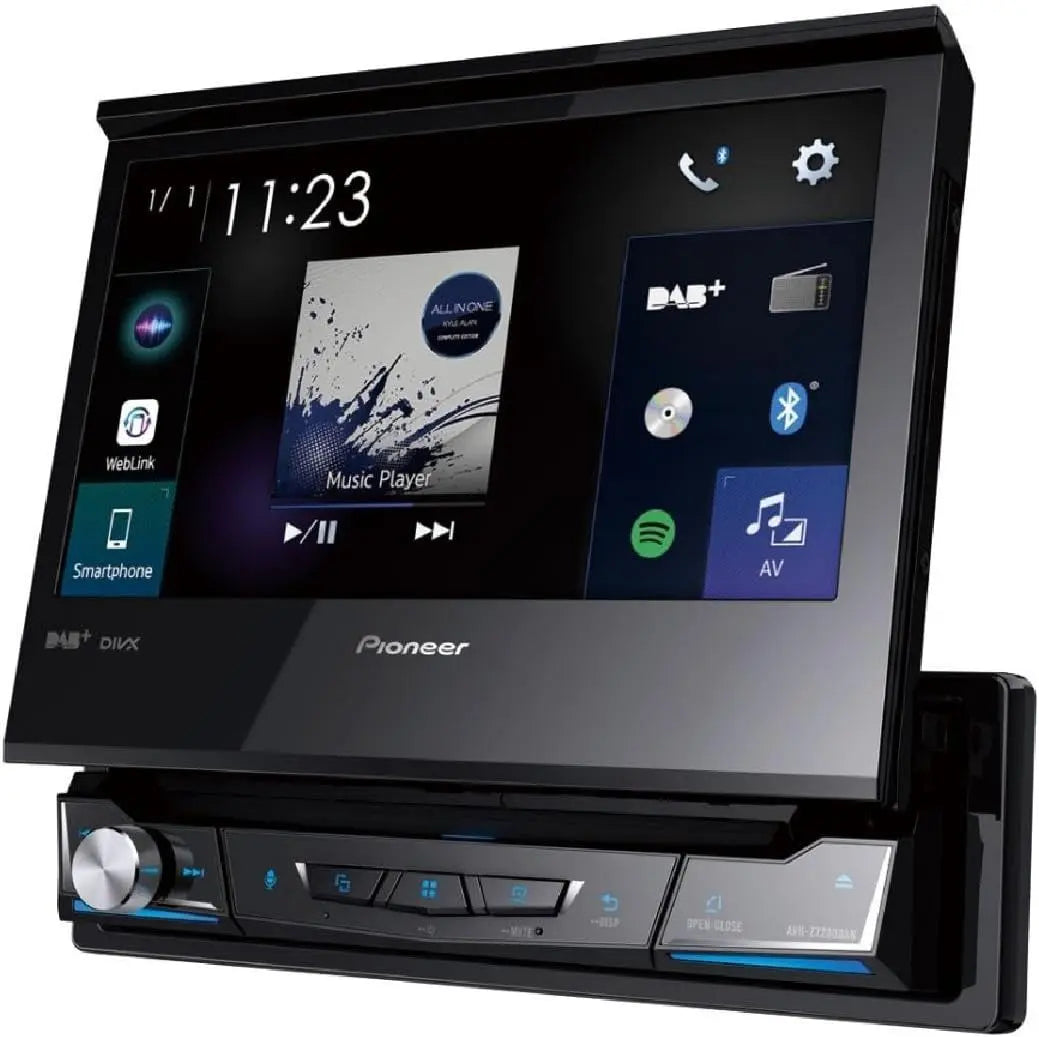 Radio de coche PIONEER AVH-Z7200DAB, negro