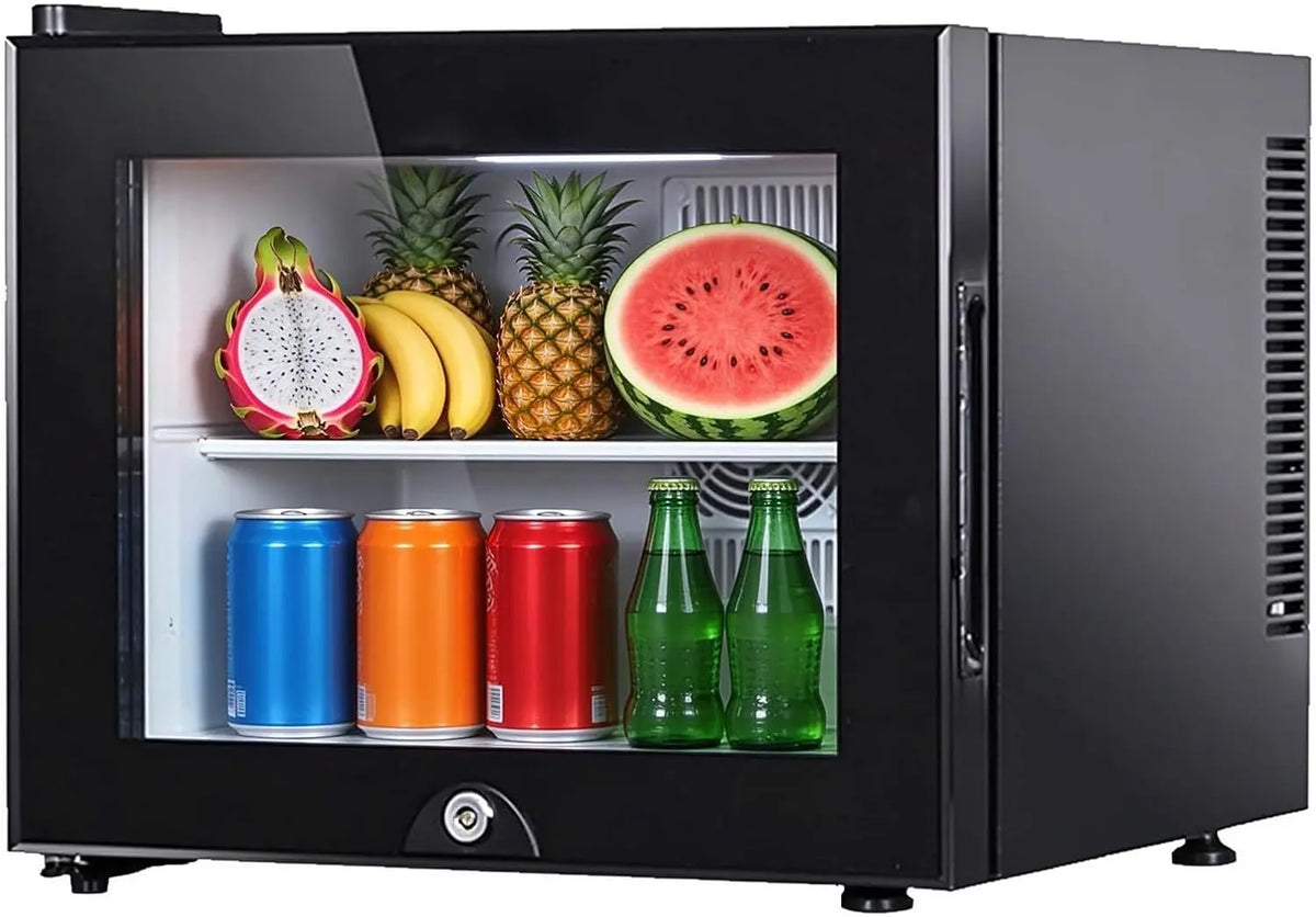 Frigorífico PixCy Mini Refrigerador, Refrigerador Independiente para Bebidas 20L, negro