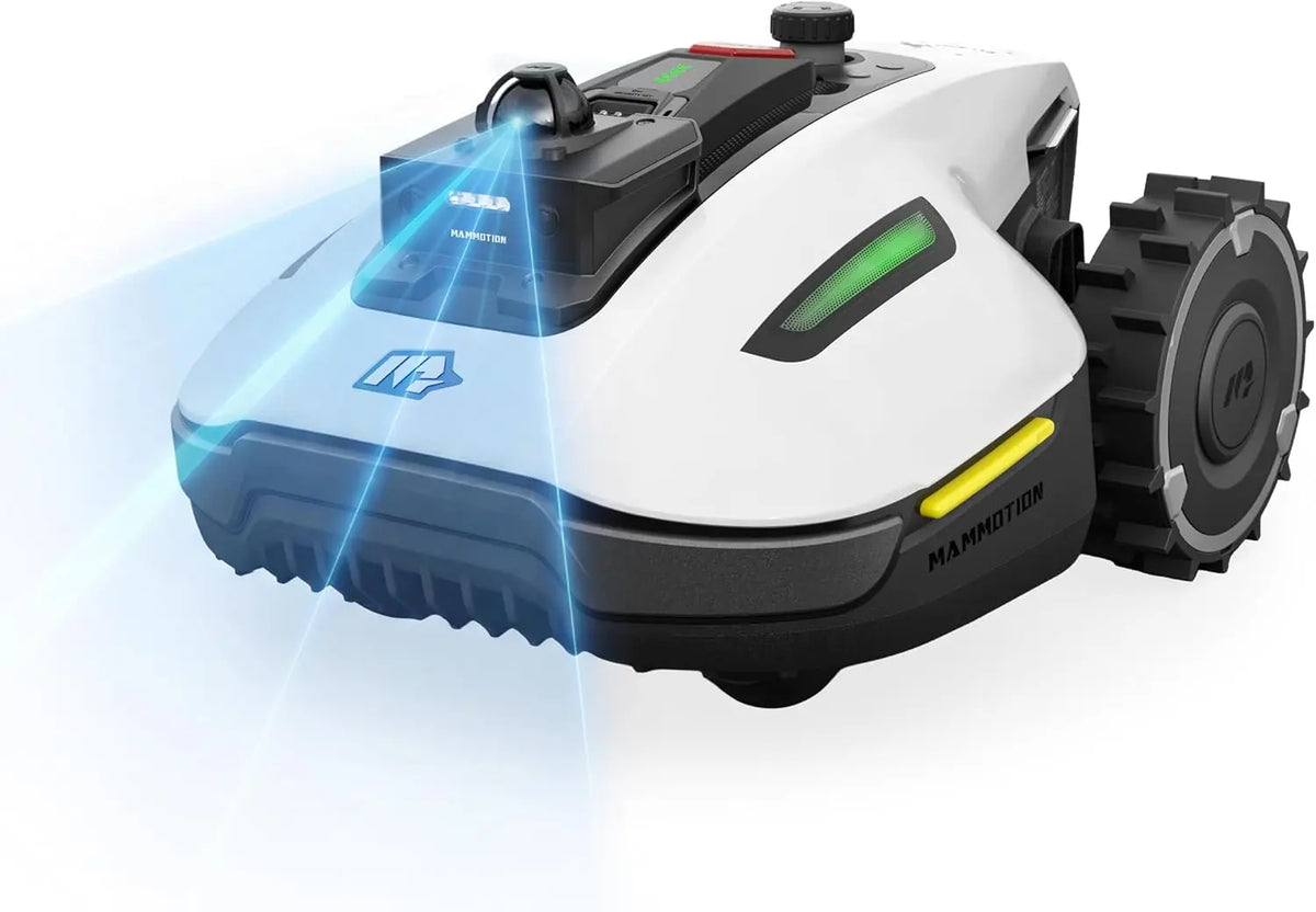 Cortacésped Mammotion YUKA Mini 2 800 LiDAR Robot Cortacésped Sin Cable Perimetral, blanco