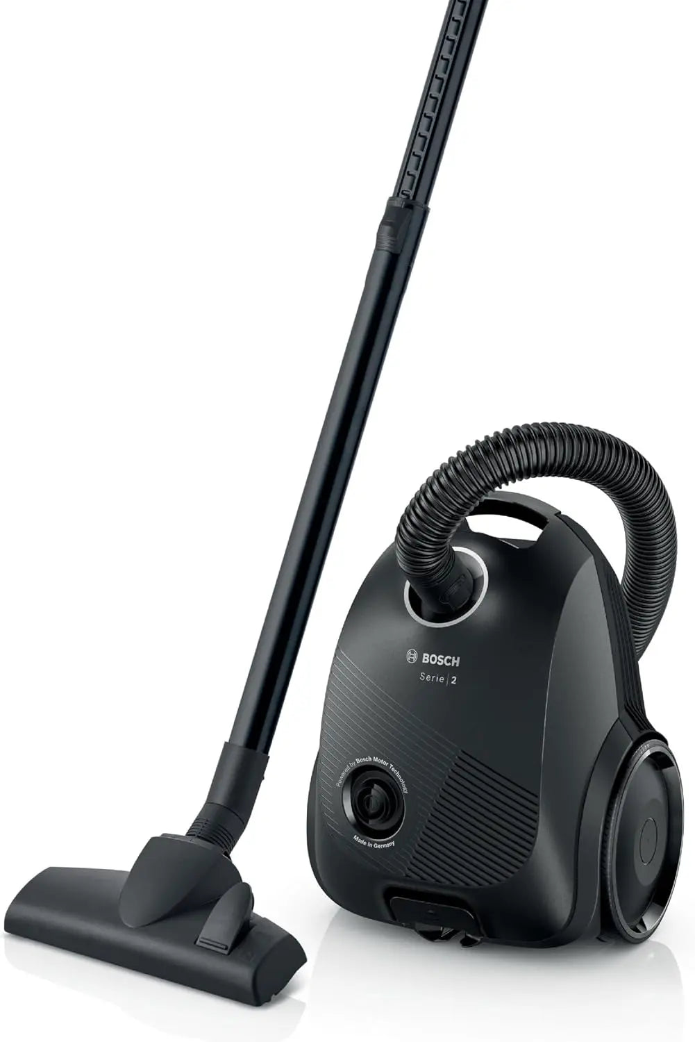 Aspiradora Bosch con bolsa, Serie 2, 3.5 litros, 80 dB, Negro, BGBS2LB1