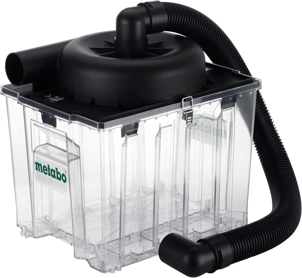 Aspiradora metabo Separador previo para aspiradora con tecnología ciclónica - 99% de eficiencia de separación para polvo, suciedad y líquidos, negro