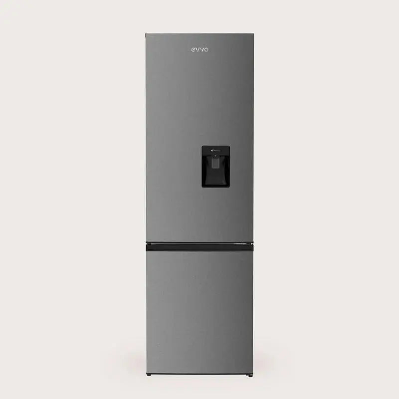 Frigorífico EVVO Combi F51 Pro Aqua - Nevera Combi 268L con Dispensador de Agua, Clase Energética D, Frigorífico 197L + Congelador 71L, blanco
