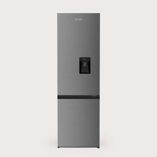 Frigorífico EVVO Combi F51 Pro Aqua - Nevera Combi 268L con Dispensador de Agua, Clase Energética D, Frigorífico 197L + Congelador 71L, blanco