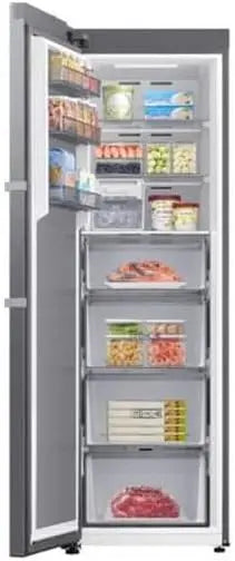 Congelador Samsung Vertical Samsung 323L Look Inox - RZ70H32KETEF, plata