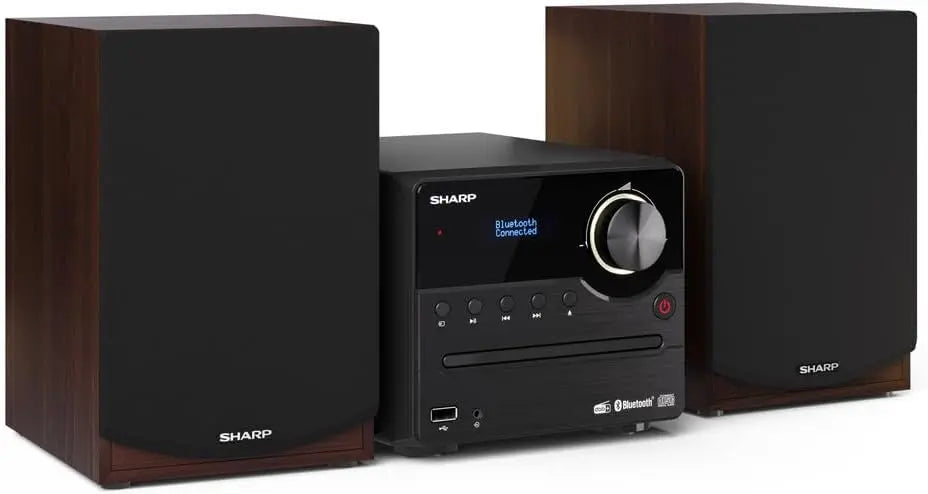 Sharp XL-B517D(BR) Microcadena Hi-Fi 45W Dab+ Bluetooth CD USB Marrón
