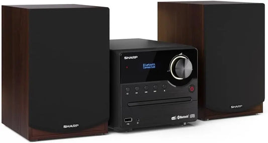 Sharp XL-B517D(BR) Microcadena Hi-Fi 45W Dab+ Bluetooth CD USB Marrón