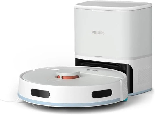 Robot aspirador Philips 2000 Robot aspiradora y fregasuelos 2 en 1, 2700 Pa, Blanco