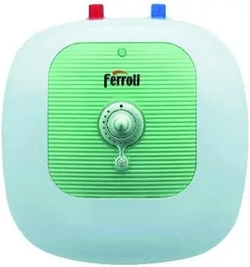 Ferroli Calentadores de agua 'Bajo el fregadero' Lt. 10-1500 W - 35 x 34 cm de diámetro, verde