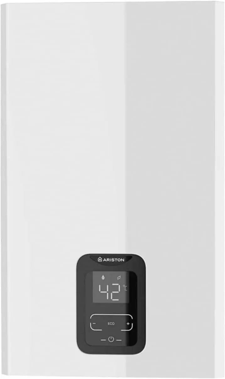 Termo eléctrico Ariston Next Evo X - Calentador de Agua a Gas Butano 16L/min, blanco