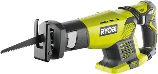Sierra de sable Ryobi Sierra Sable 18V ONE+ (sin Batería ni Cargador) - Carrera Hoja 22mm - Capacidad de Corte 18cm - Zapata Ajustable, verde