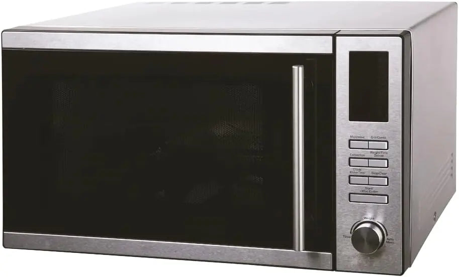 Horno MBH - MAQUINARIA BAR HOSTELERÍA MBH - Microondas profesional INOX 900 W para Hostelería. Horno microondas industrial 25 litros de acero, negro