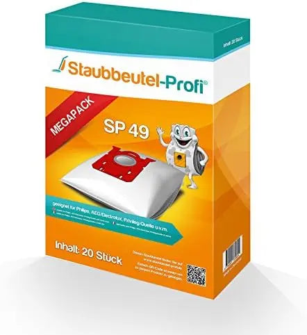 Aspiradora Staubbeutel-Profi Bolsas para aspiradora Philips XD3110 / 09, XD3112 / 09, Philips 3000 Series (20 bolsas), amarillo