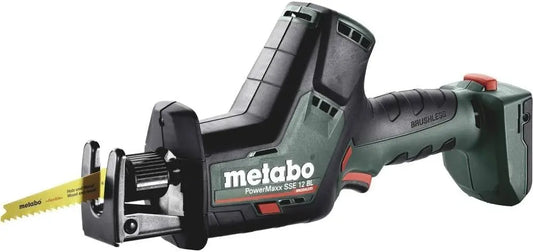 Batería de litio metabo MÁQUINAS SIERRA DE SABLE DE BATERÍA SIN ESCOBILLAS_Con batería de Litio 12 V - PowerMaxx SSE 12 BL, negro