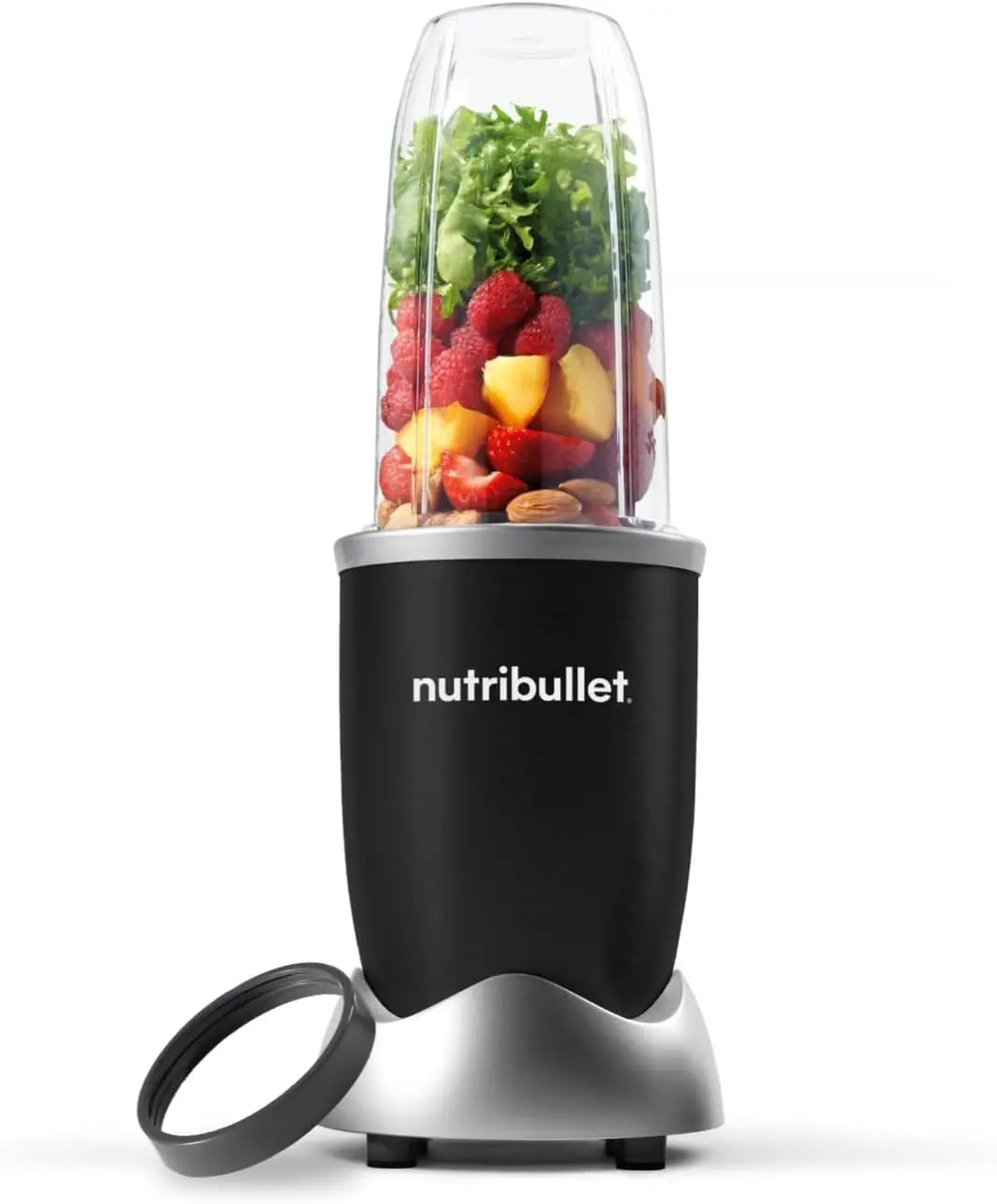 Batidora NutriBullet Pro 900 Watt, batidora personal, batidora multifuncional, vaso de 700ml, NB904RG, negro