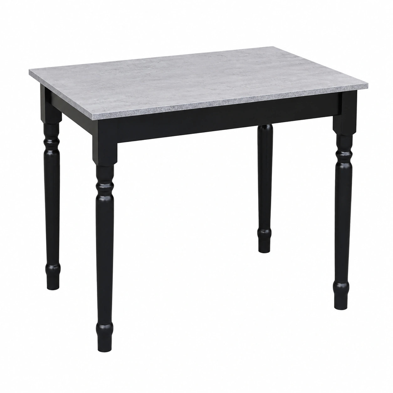 Tavolo da Pranzo Scandinavo in Pino e Cemento 100x60 cm per Due