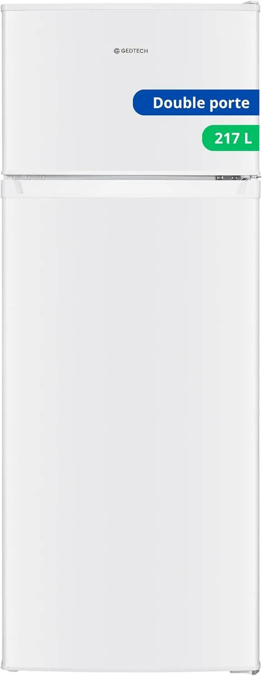 Frigorífico GEDTECH Getech GEDTECH GE127DP, doble portaobjetos, 217L-frío estátic-A+, blanco