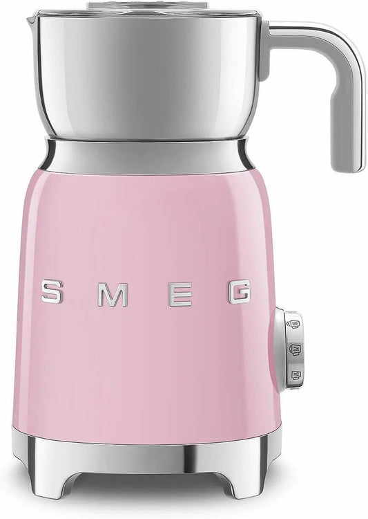 Espumador de leche Smeg MFF11PKEU Milk Frother 50's Style Cadillac Pink
