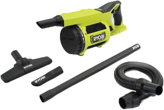 Aspiradora Ryobi de mano sin escobillas ONE+ HP de 18 V, negro