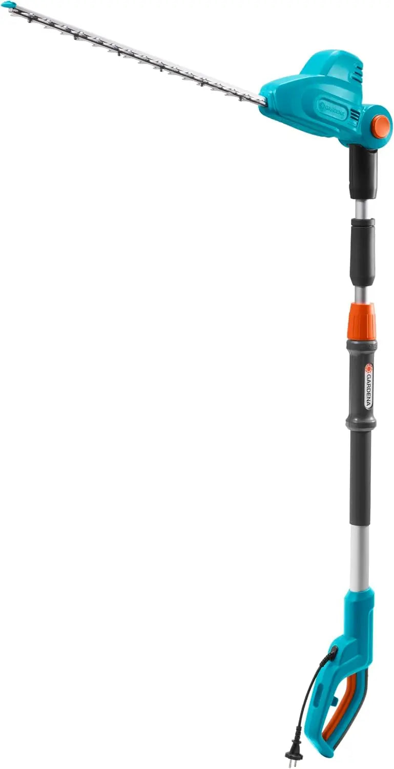 Cortasetos Gardena Recortasetos Telescopico Eléctrico THS 550/48. Motor de 500 W. Longitud 48 cm Ø MAX de Corte:.18 mm, Estándar, turquesa