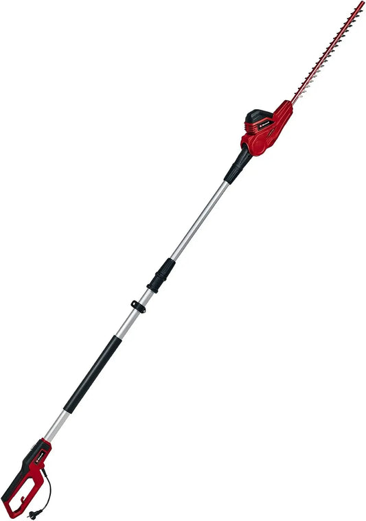 Cortasetos Einhell eléctrico GC-HH 5056 (500 W, Longitud de Corte de 47 cm, Extensible 170-250 cm, Distancia Entre Dientes de 20 mm, gris