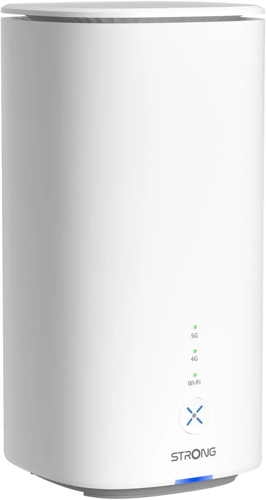 Router Strong 5G WiFi Router Tarjeta SIM, Wi-Fi 7 BE3600 con módem Qualcomm Dragonwing 5G, WiFi sin fibra de vidrio hasta 3,6 Gbps, gris