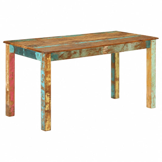 Tavolo da Pranzo in Legno Rigenerato 140x70x76 cm