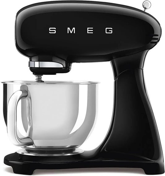 Smeg SMF05AZUL - Robot pastelero 4,8 l 1000 W, color negro