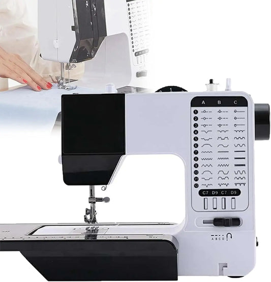 Máquina de coser Genérico Industrial Con 38 Puntadas Incorporadas, Luz Nocturna, blanco