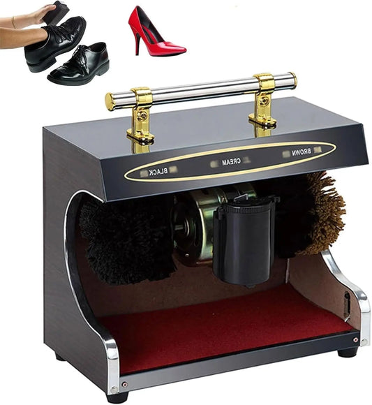 Generic Pulidora automática Zapatos por inducción, 100W, con Mango, negro