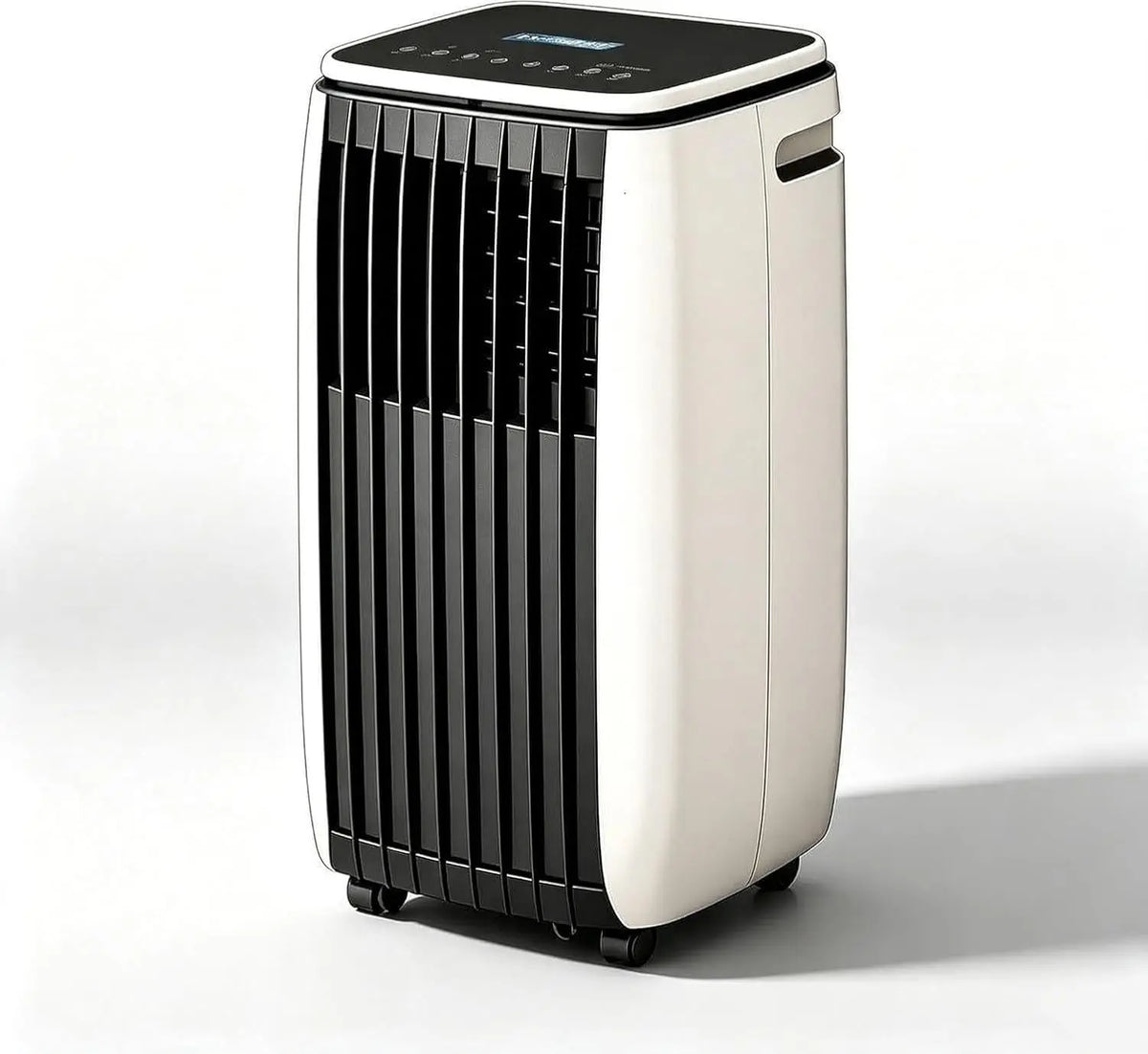 Aire acondicionado Wuufake Portátil 14000 BTU 2 en 1 Frío y Calor, Equipo de Climatización Autónomo con Ruedas, negro