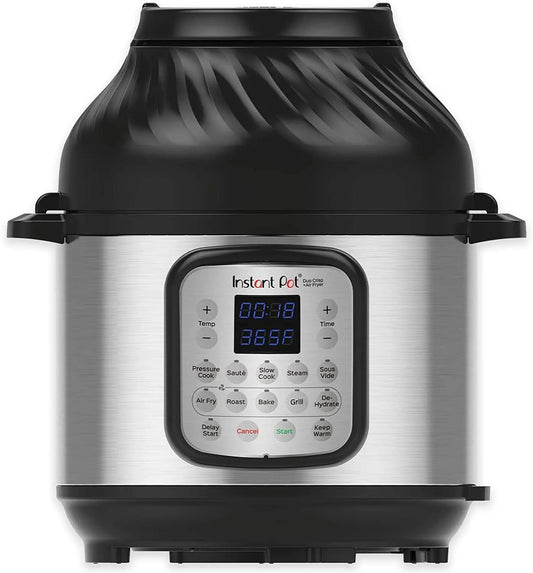 Freidora de aire Instant Pot Duo Crisp + Air Fryer 5.7L Multicooker 11 en 1 Cocina a presión, saltea, cocina al vapor, a fuego lento, sousvides