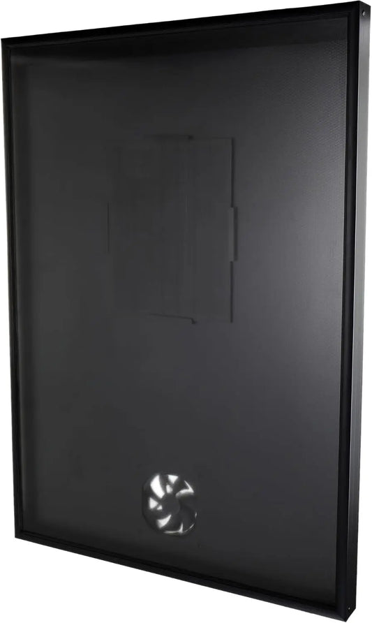 Nakoair OS20 Calentador Solar de Aire con Sensor Solar 525 kWh 30 m², negro