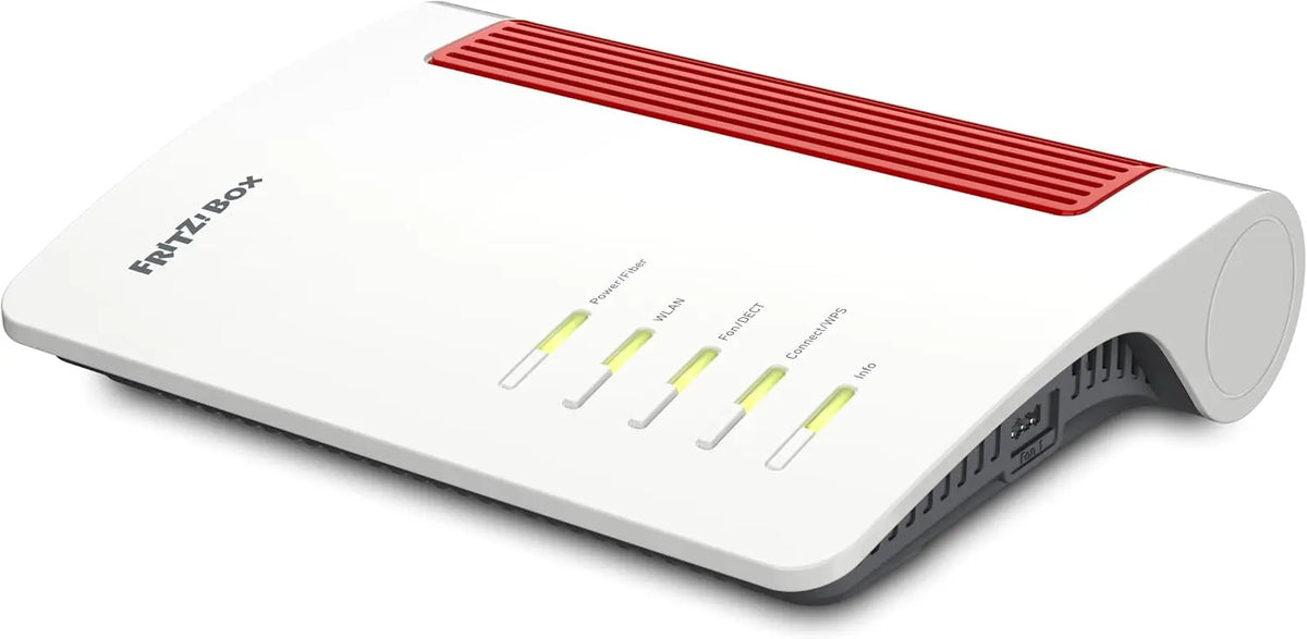 Router FRITZ! Box 5690 | Router de Fibra óptica | Wi-Fi 7 con hasta 6,4 Gbps, blanco