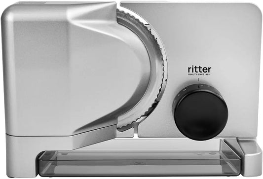 Cortafiambres Ritter ritter E 16 Duo Plus, cortafiambres eléctrico con motor ecológico, gris
