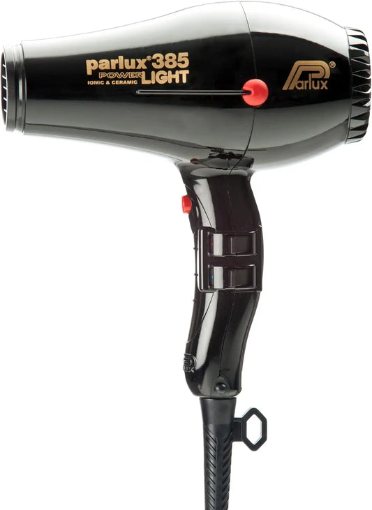 Secador de pelo Parlux Powerlight 385, en color negro, 2150 W, potentes y ligeros