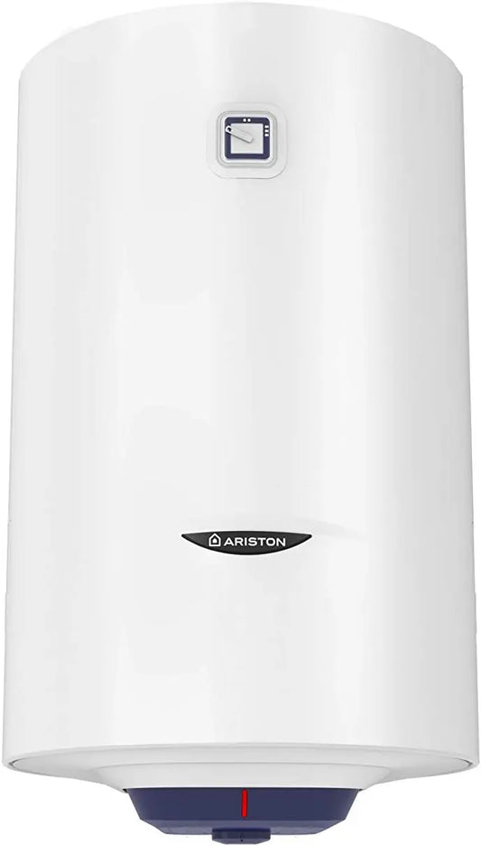 Termo eléctrico Ariston Calentador de agua eléctrico Blu1 R 80 litros, 1,5 K EU, blanco