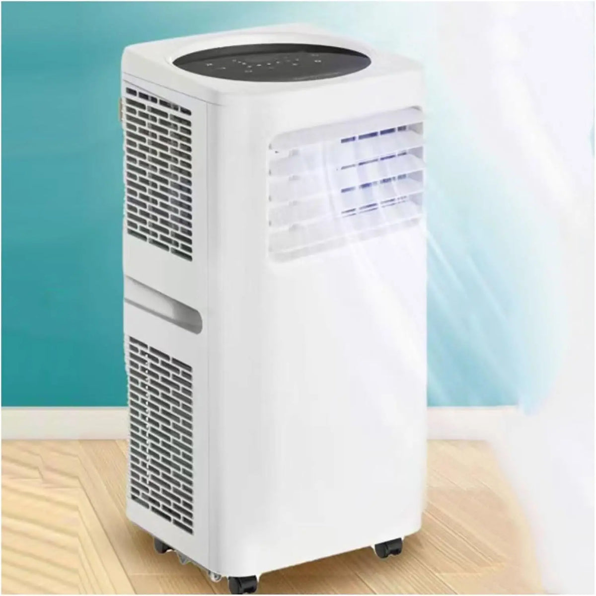 Aire acondicionado Generic portátil de 14 000 BTU, enfría 750 pies cuadrados. AC silencioso con ventilador y deshumidificador control remoto, blanco