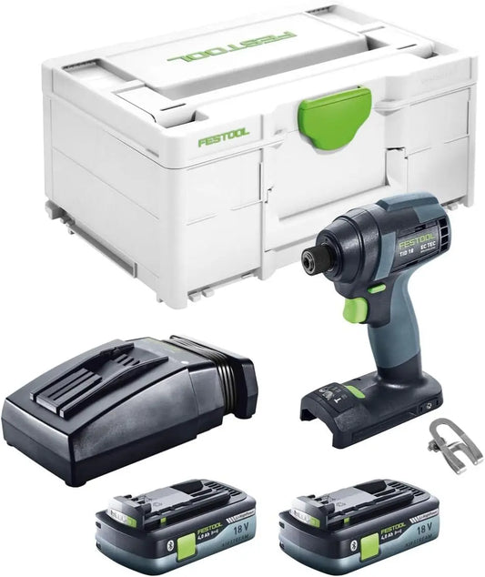 Atornillador Festool de Impacto TID 18 HPC 4,0 I-Plus sin Escobillas, blanco