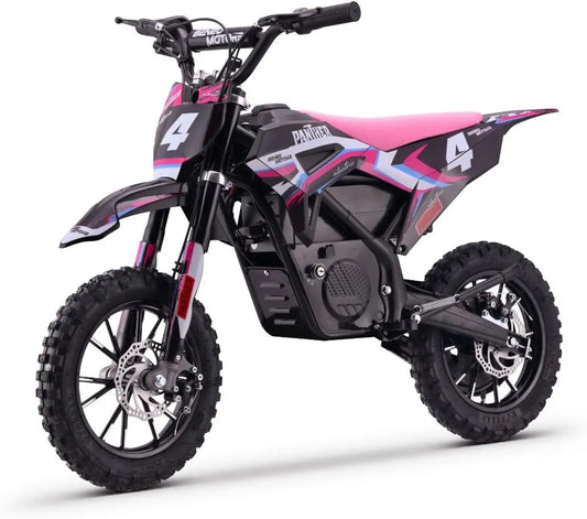 Moto infantil Beneo Motors Moto eléctrica de cross para niños Beneo Motors Panther Rosa - 550W