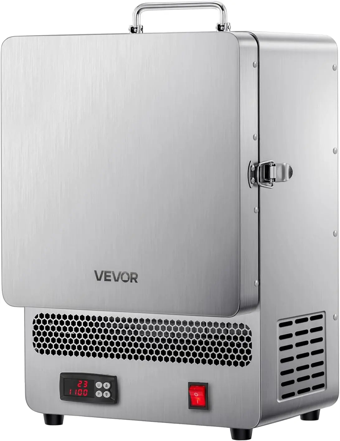 Horno VEVOR Fundidor de Sobremesa, 1500 W Horno Potente Eléctrico de Acero Inoxidable Temperatura Máxima de 1200 ℃ de Fundir Oro para Fundición