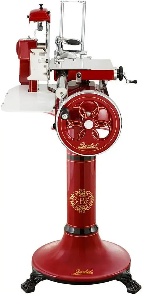 Cortafiambres de volante Berkel Volano B3 cortafiambres de volante con lama diam. 300 mm e pedestal, rojo