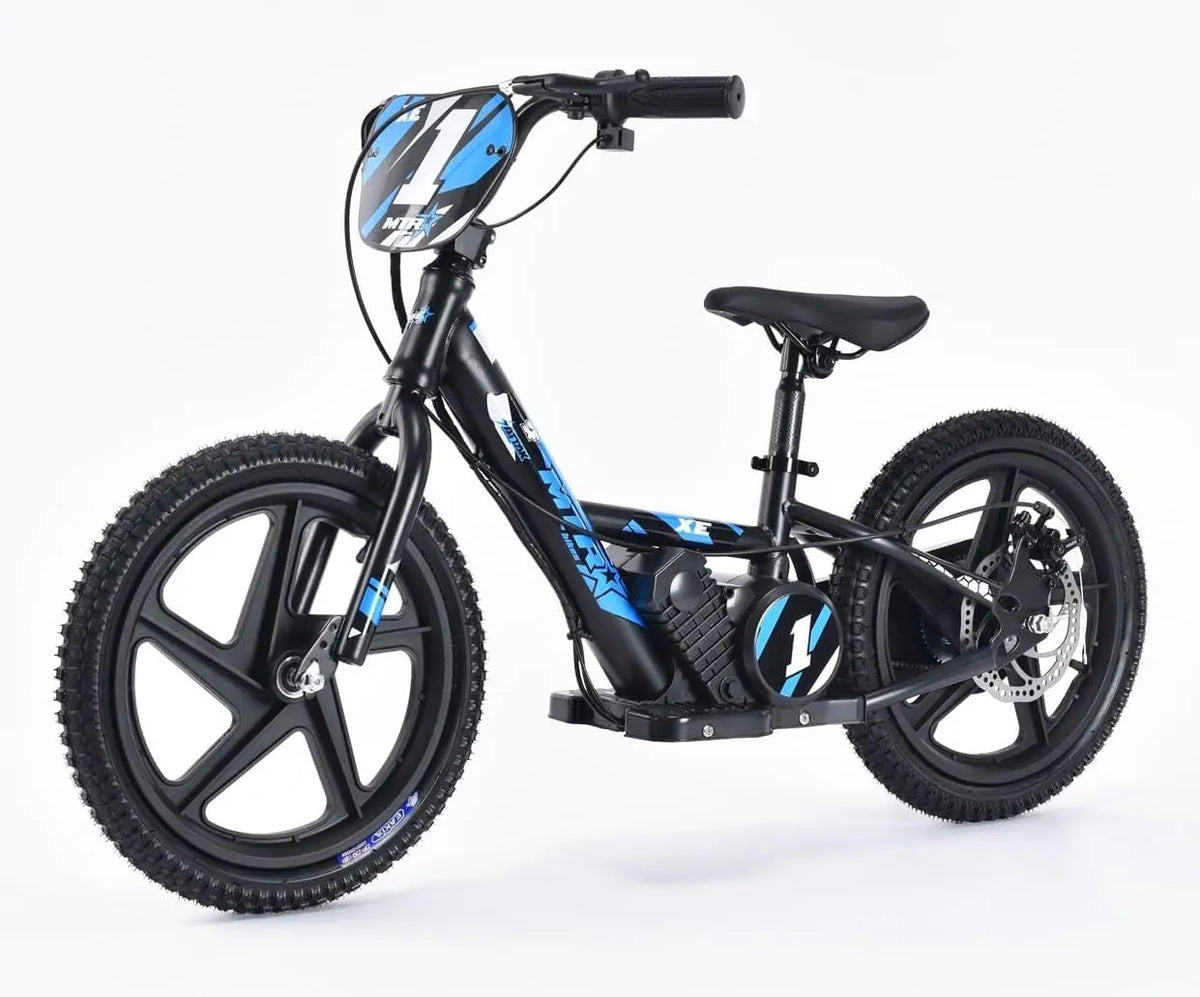 Bicicleta eléctrica MTR bikes Infantil MTR 16' 24V para niños de 5 a 9 Años, negro